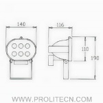 6W LED Floodlight