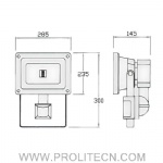 50W LED Sensor light