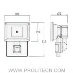 20W LED Sensor light