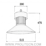 80W LED High bay light