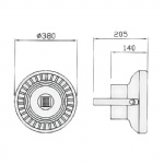 100W LED Explosion-proof light