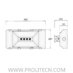 200W LED Tunnel light