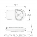 50W LED Street Light